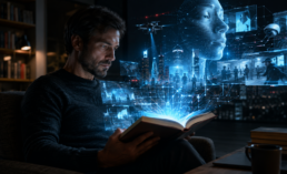 Future technology thriller book